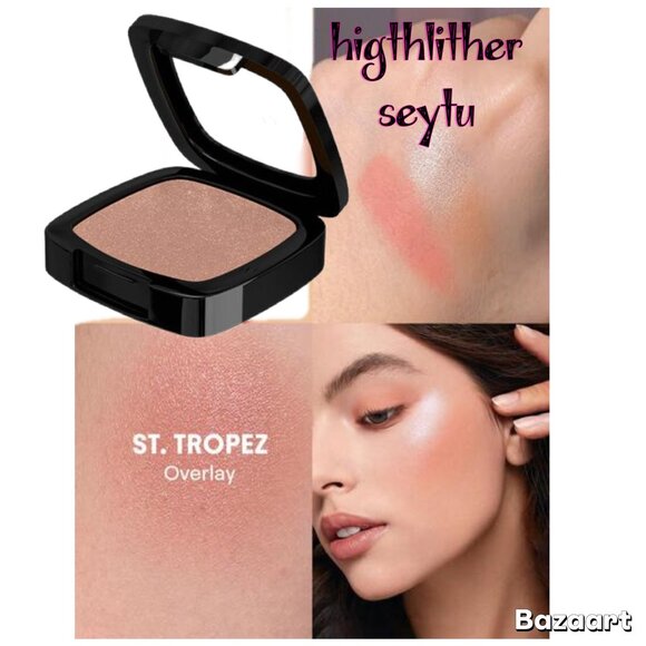 Glam 101 Highlighter and Blush Hybrid: Blush Palette, Powder Highlighter, Non-Fa - Picture 1 of 3